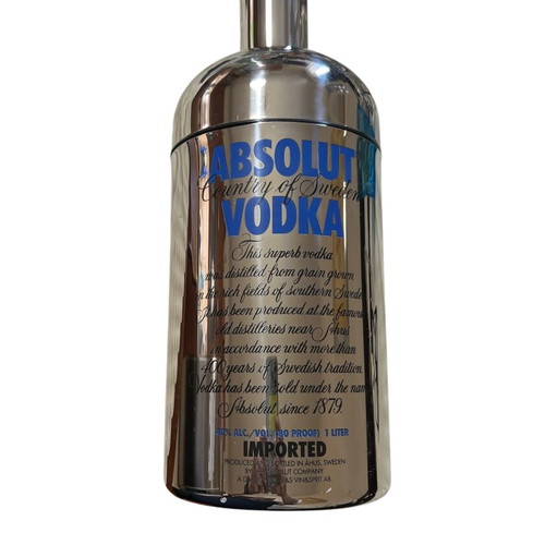 Absolut Vodka limited edition stainless steel promotional used