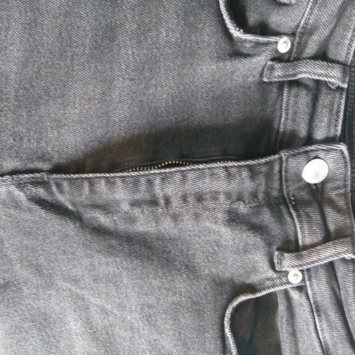 Τζιν παντελόνι Zara μεταχειρισμένο, μαύρο, ελαστικό
