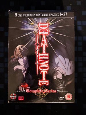 Death Note Complete Series DVD Box Set, 9 discs