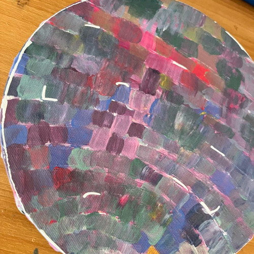 Disco Ball Painting on Canvas New