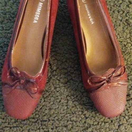 Women's shoes new burgundy size 41