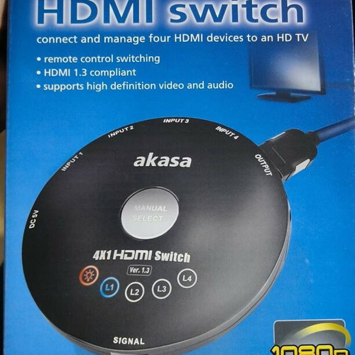 Akasa HDMI switch 1080p new