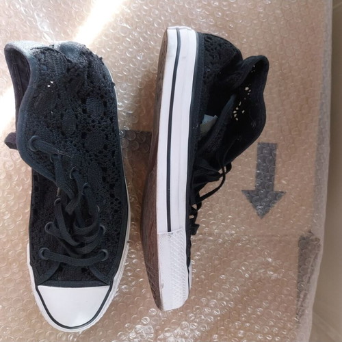 Converse All Star women's athletic shoes used, size 38, black