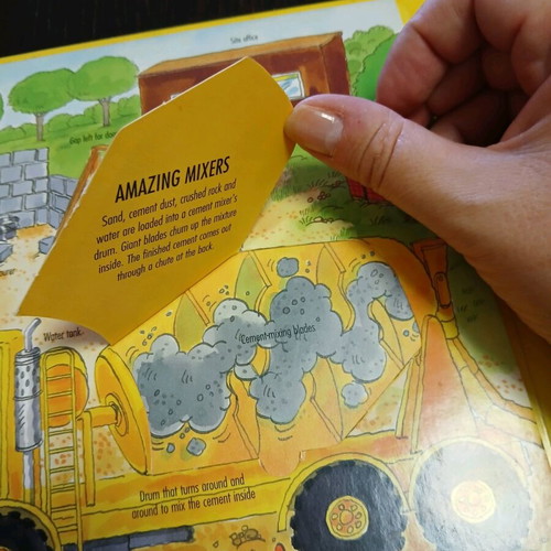 Building Site educational interactive book like new, English