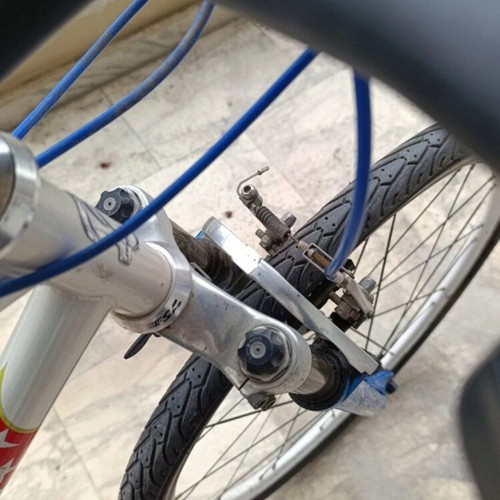 Fidusa Mountain Bike like new, blue, women's, folding with suspension