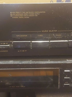 JVC AX-111X amplifier and FX-331L radio tuner set used