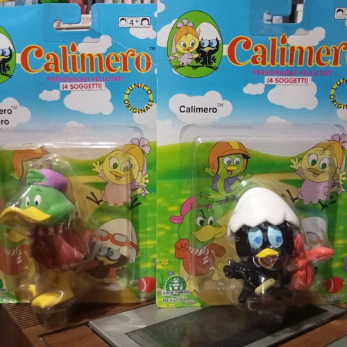 Calimero & Piero figures new, sealed from 1996