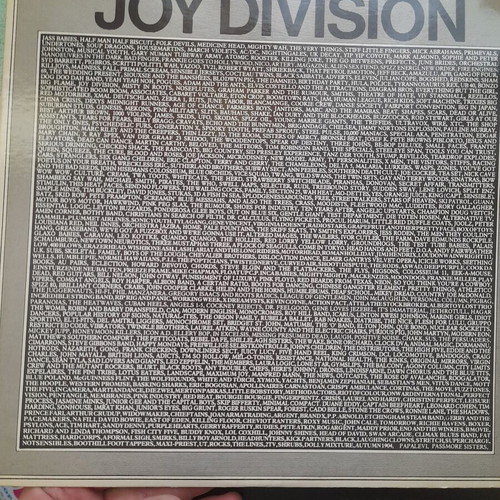 Joy Division The Peel Sessions vinyl record used, pop