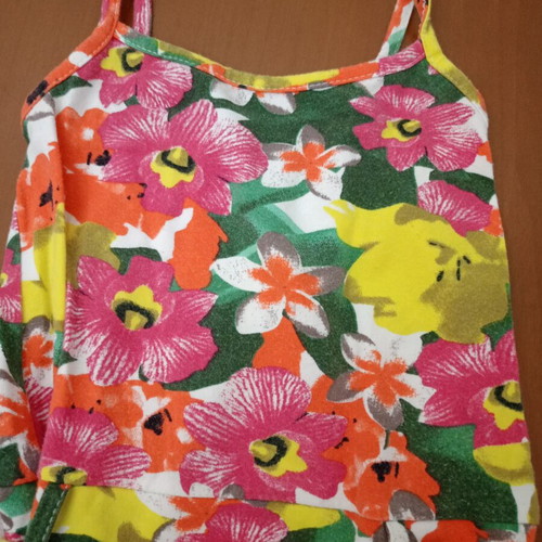 Ebita tropical one-piece shortsuit like new for ages 2-3