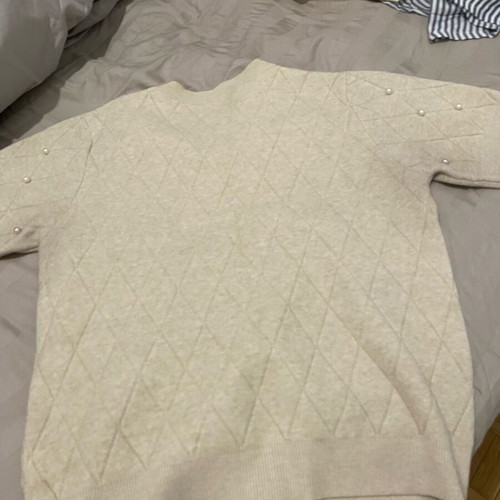 Pullover new, beige, size S
