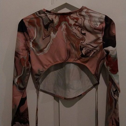 Top backless like new, size L