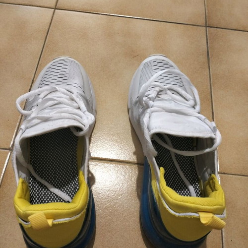 Athletic shoes used, size 41, white