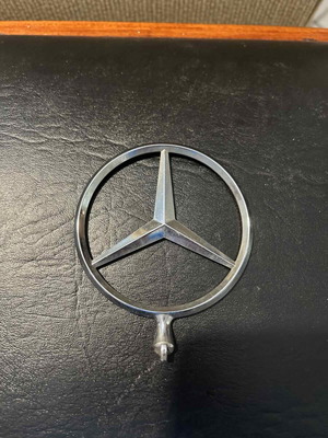 Mercedes car emblem like new from hood