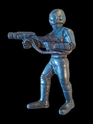 Mikrodynami O Flogovolos figure like new, blue