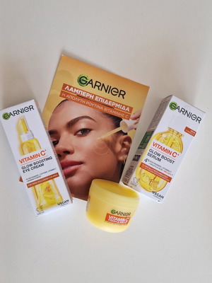 Garnier SkinActive Vitamin C Face Care Set new