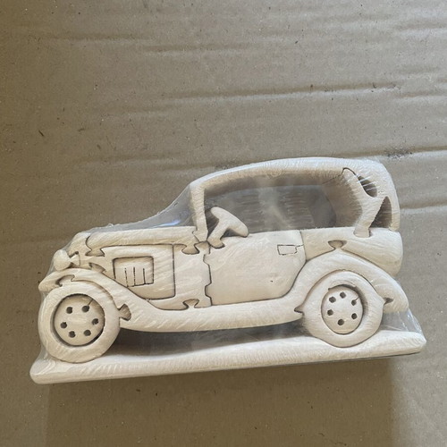 3D Wooden Puzzle Retro Car new