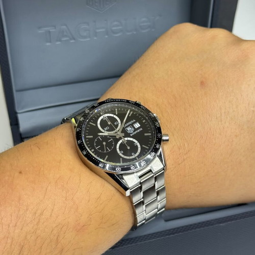 Tag Heuer Carrera Chronograph Automatic CV 2010 like new, silver