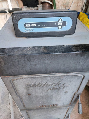 Demrad Solitechplus 6F wood boiler used, cast iron 38-53 kW
