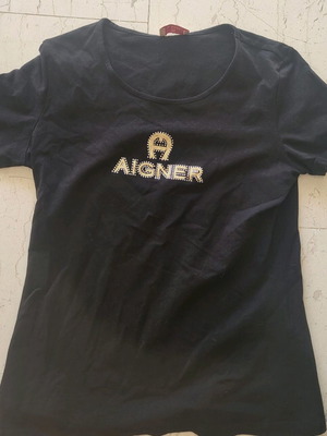 Aigner women's blouse used, black, size M