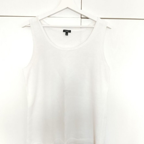 Talbots sleeveless blouse linen and cotton large like new