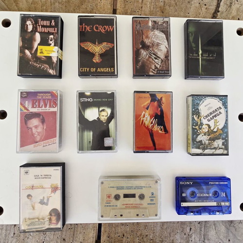 Cassette tapes rock genre like new, set of 11