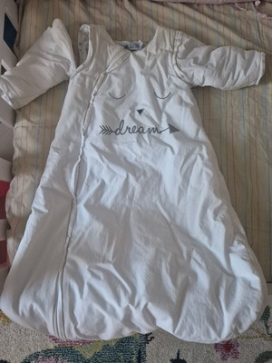 Premaman Sleeping Bag 18-24 Months 2T like new, 2 tog, with detachable sleeves
