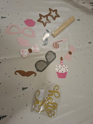 Party items Happy 30 + photo pops new