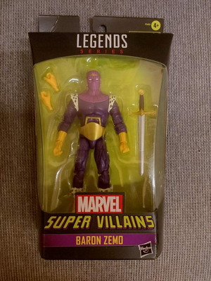 Marvel Legends Super Villains Baron Zemo action figure 2022 new