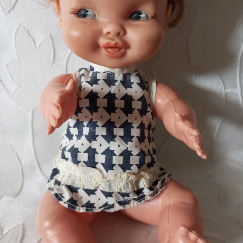 Vintage Famosa Baby Doll 24cm with Original Dress, like new