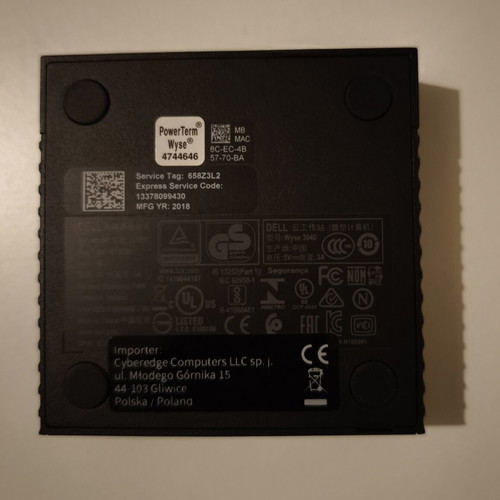Dell Wyse 3040 Atom x5-Z8350 mini PC, 2GB RAM
