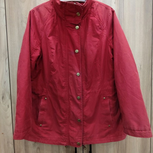 Marks & Spencer Classic vintage lightweight parka red size 16 L used