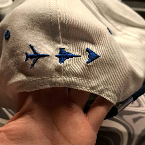 Rafale collectible hat new, size M, white and blue