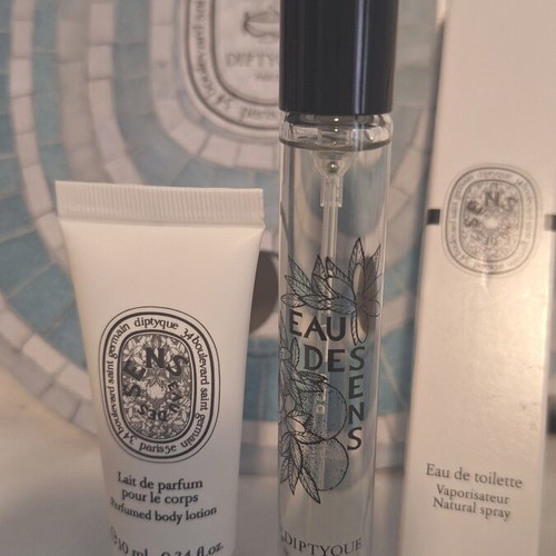 Diptyque Duo Set Eau des Sens new, Eau de Toilette 7.5ml & Body Lotion 10ml