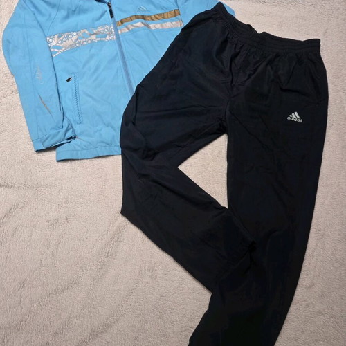 Adidas tracksuit size M like new with two tops and one bottom