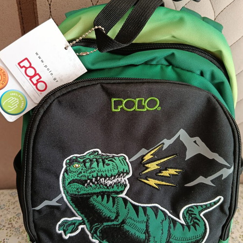 Polo Junior Frenzi Dinosaur School Trolley Bag new