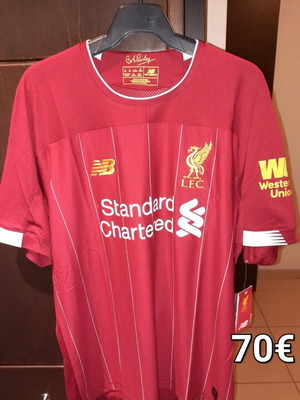 Liverpool επίσημη φανέλα καινούργια, μέγεθος large
