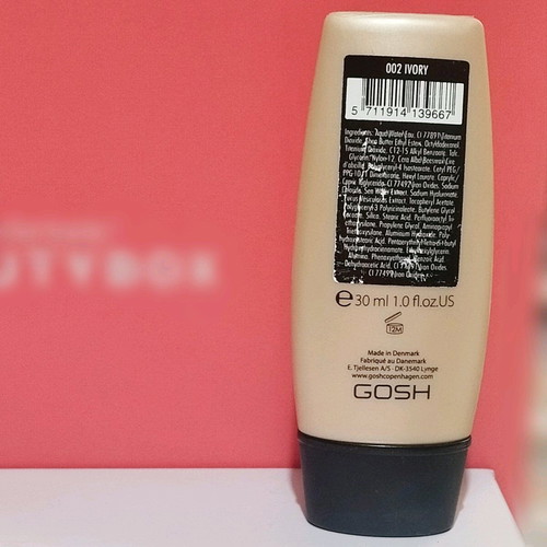 Gosh Foundation Plus+ used, foundation and concealer 30ml