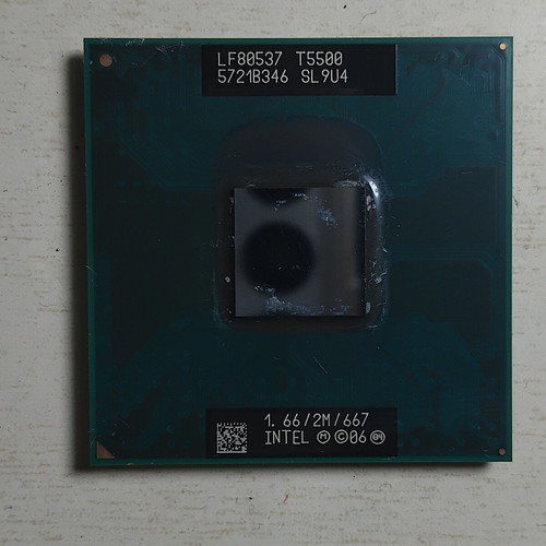 Επεξεργαστής Intel Core 2 Duo T5500 1.66 GHz Dual-Core μεταχειρισμένος