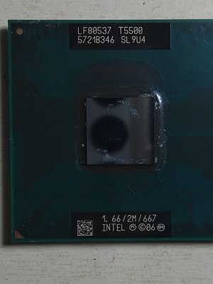 Επεξεργαστής Intel Core 2 Duo T5500 1.66 GHz Dual-Core μεταχειρισμένος