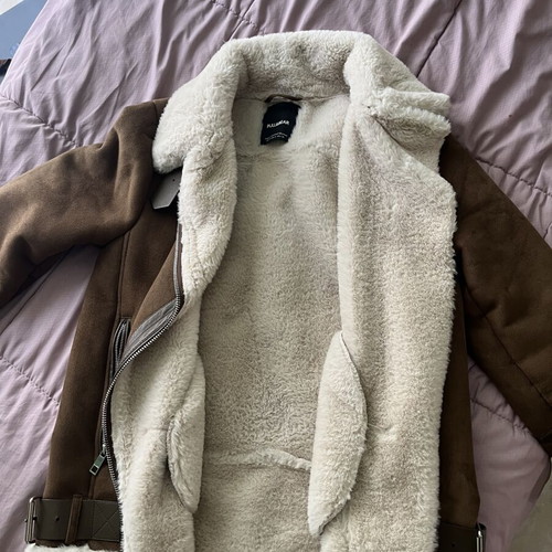 Castor brown jacket like new, full warm