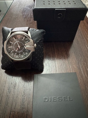 Diesel watch new with brown leather strap