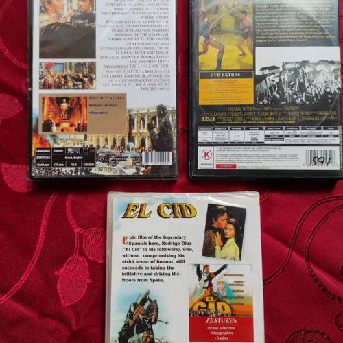 Foreign movies used, pack No2, DVD with subtitles