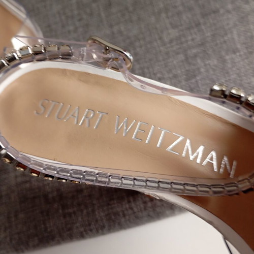 Stuart Weitzman luxury leather sandals like new, size 39, white