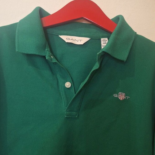 Gant kids long sleeve polo 128cm like new, green