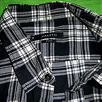  Μαύρο καρό πουκάμισο της εταιρείας Manetti