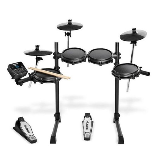 Alesis Turbo Mesh Kit drum set used with sticks