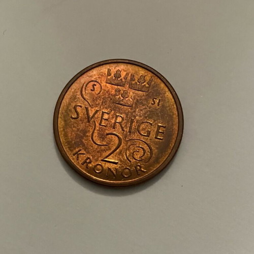 Collectible coins used, 3 Swedish krona out of circulation