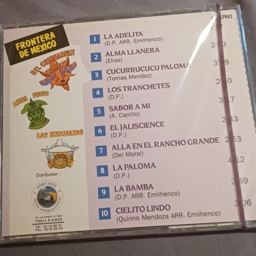 Frontera De Mexico Fiesta Mexicana CD new, Latin