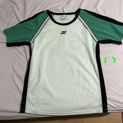 Yonex white/green tennis t-shirt new