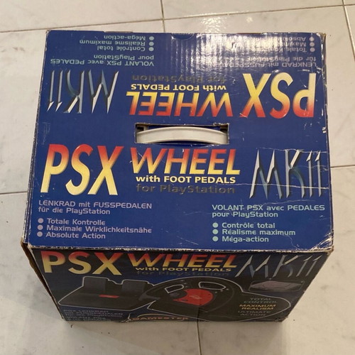 PlayStation PSX Wheel με πεντάλ MK11 σαν καινούργια τιμονιέρα